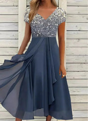 ARIANNE | Glamoureuze Chiffon Avondjurk