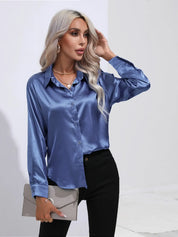 Selma | Satijnen Blouse Dames