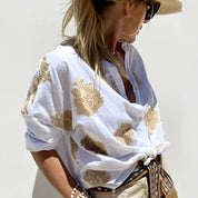 Bubbles - Elegante en Moderne Blouse voor een Stijlvolle Look