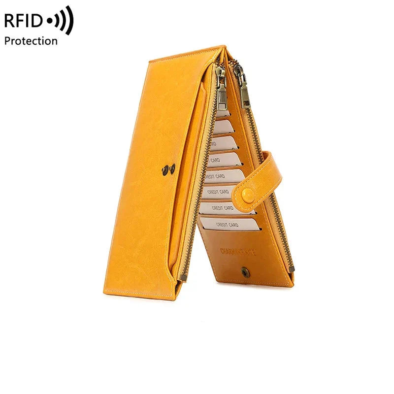 Alyssa | RFID-Blokkerende Grote Reisklutch Portemonnee