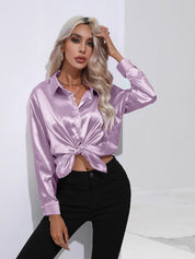 Selma | Satijnen Blouse Dames