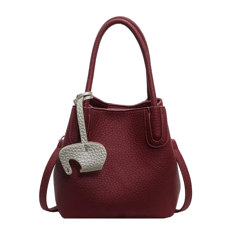 Chloe | Dames Effen Kleur PU Leren Crossbody Handtas