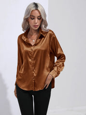 Selma | Satijnen Blouse Dames