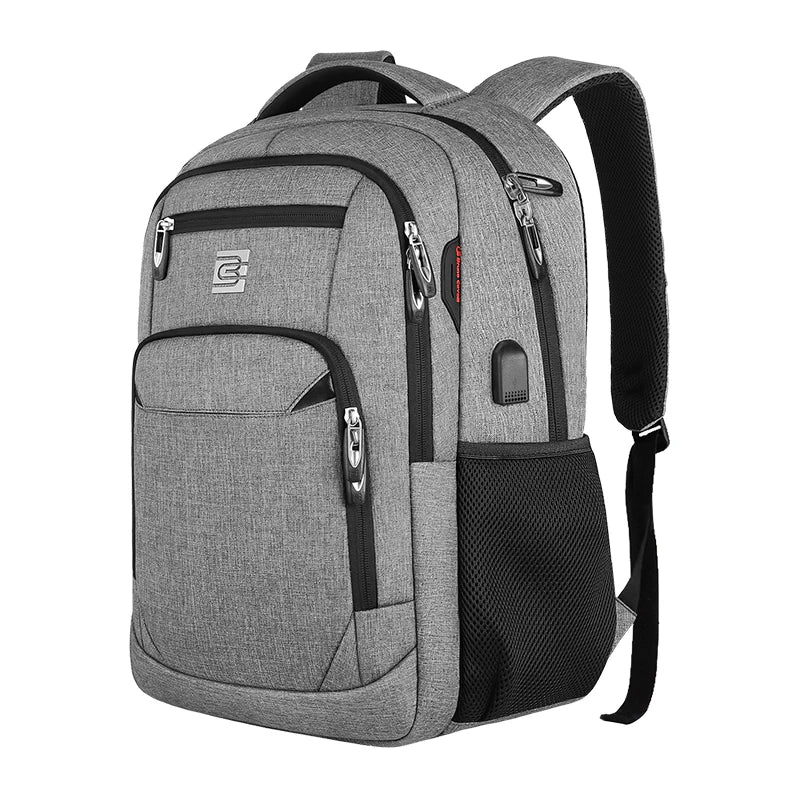 Bony | Slanke Zakelijke Laptop Rugzak voor Reizen en Hiken met USB-poort