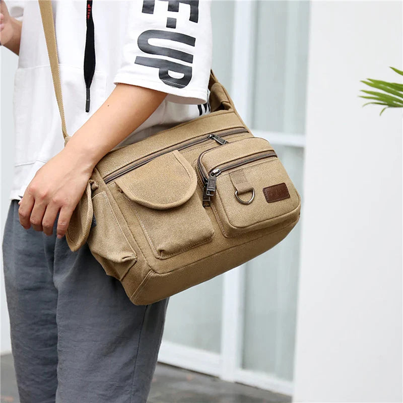 Max | Canvas Messenger Schoudertas