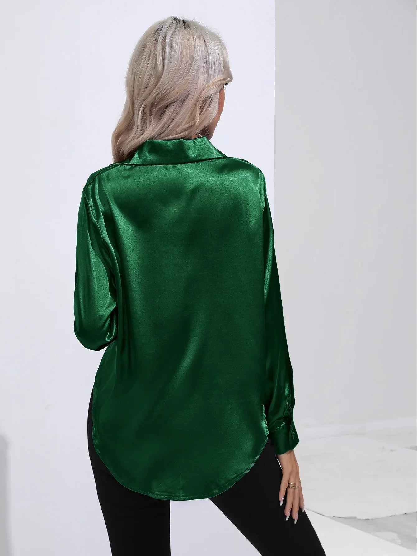 Selma | Satijnen Blouse Dames