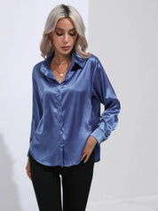 Selma | Satijnen Blouse Dames