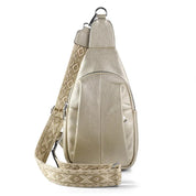 Lily | Dames Geometrische Schouderband Leren Crossbody Sling Tas