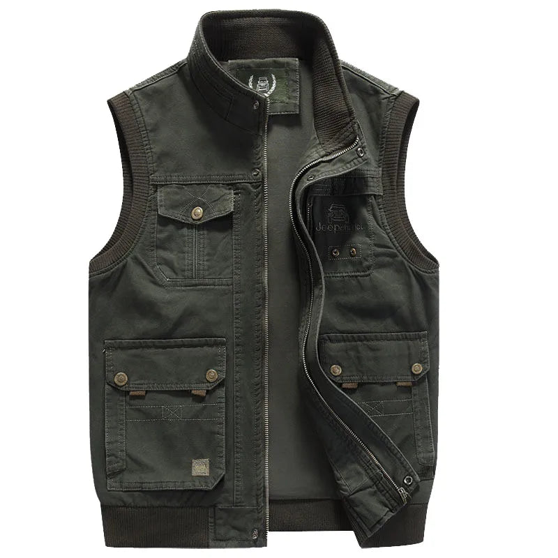 Timo | Vintage Outdoor Bodywarmer met Zakken