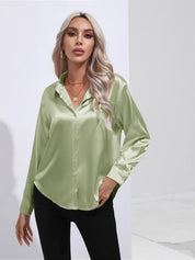 Selma | Satijnen Blouse Dames