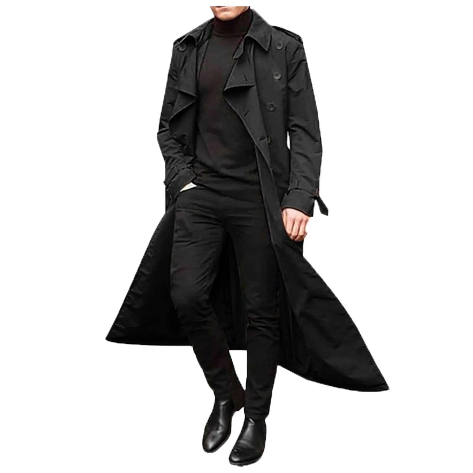 Jasper | Moderne Heren Trenchcoat met Strak Ontwerp