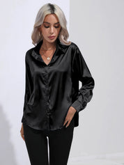 Selma | Satijnen Blouse Dames