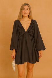 Sadie zomerjurk met korte mouwen 2