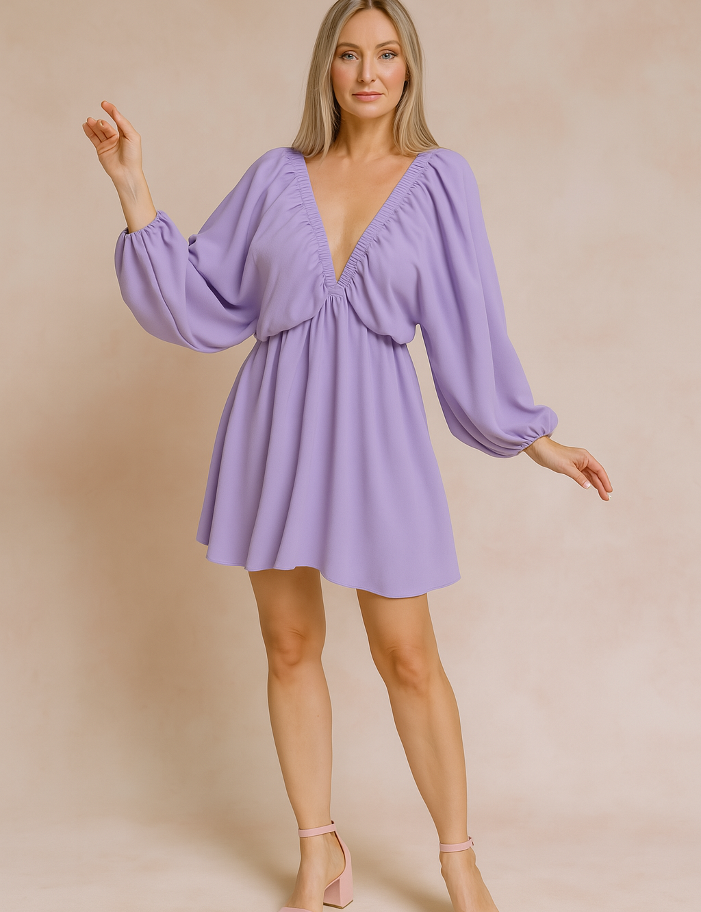 Sadie zomerjurk met korte mouwen 7