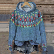 Saskia | Casual gebreide hoodie voor dames | Winter 2
