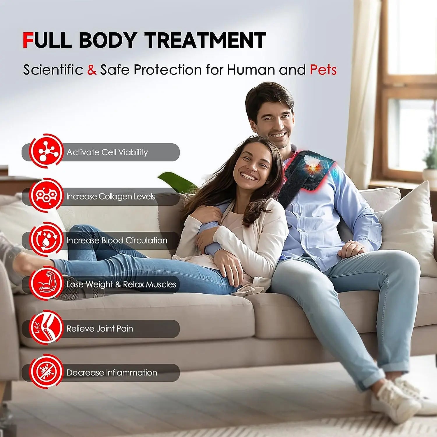 Fitbelt - Back & Taille Red Light Therapy-3