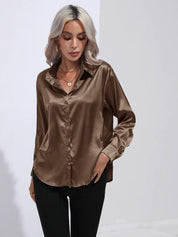 Selma | Satijnen Blouse Dames