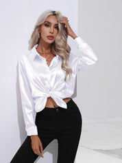 Selma | Satijnen Blouse Dames