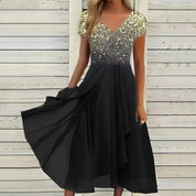 ARIANNE | Glamoureuze Chiffon Avondjurk