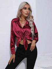 Selma | Satijnen Blouse Dames
