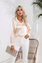Selma | Satijnen Blouse Dames