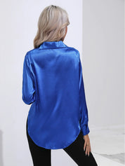 Selma | Satijnen Blouse Dames