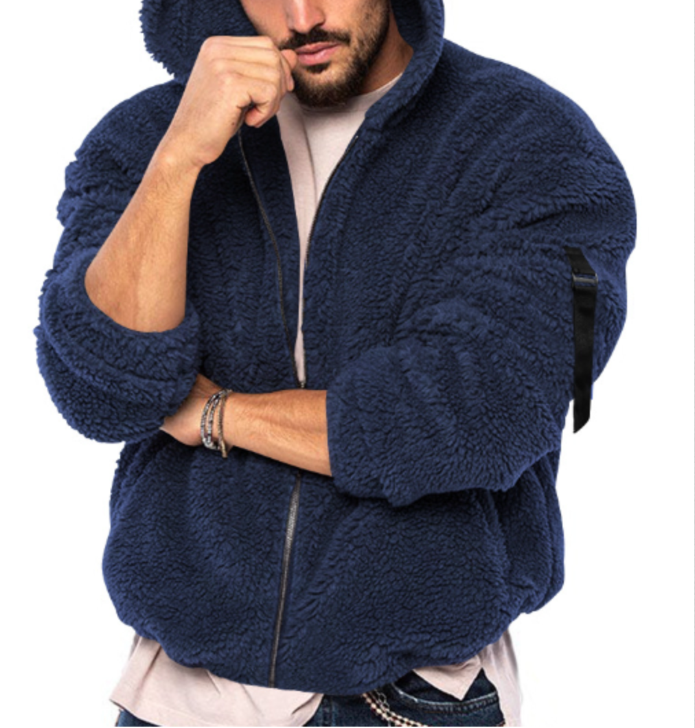 Luuk | Comfortabele Teddy Fleece Jas voor Heren