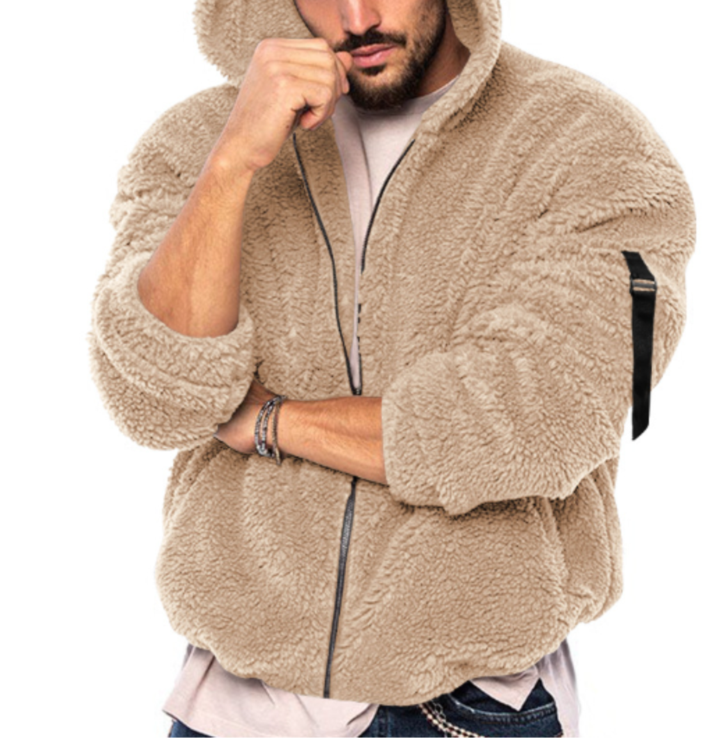 Luuk | Comfortabele Teddy Fleece Jas voor Heren