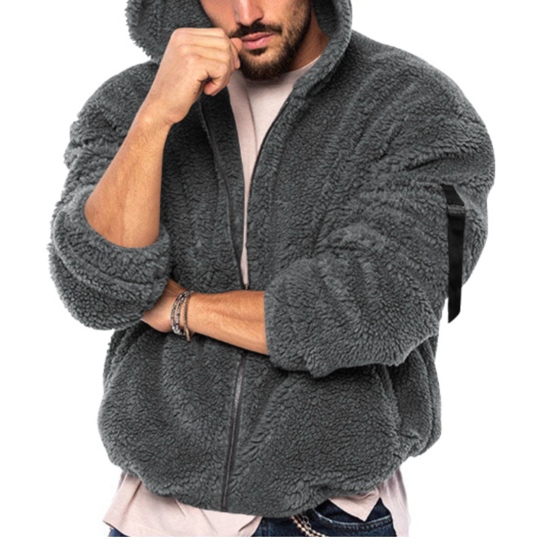 Luuk | Comfortabele Teddy Fleece Jas voor Heren