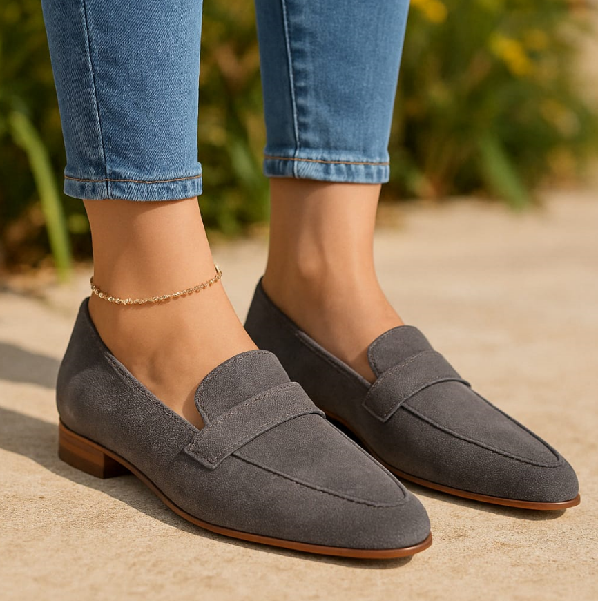Amalia - Comfortabele Zomerse Suede Loafers voor Dames