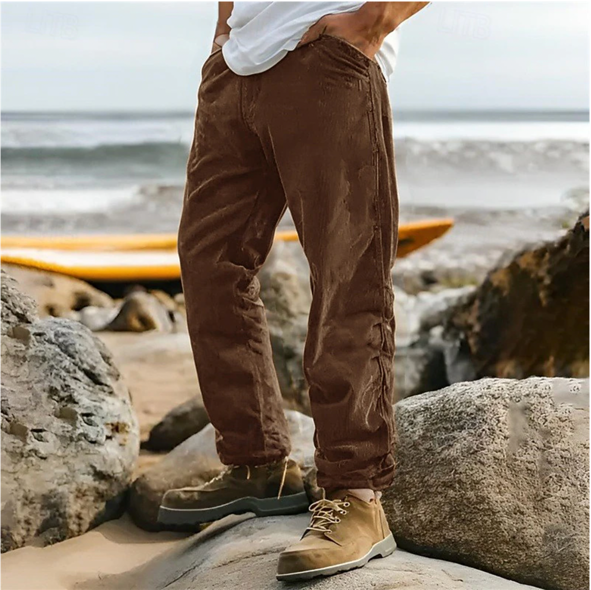 Stijlvolle Adam Corduroy Herenbroek voor Comfort en Trends