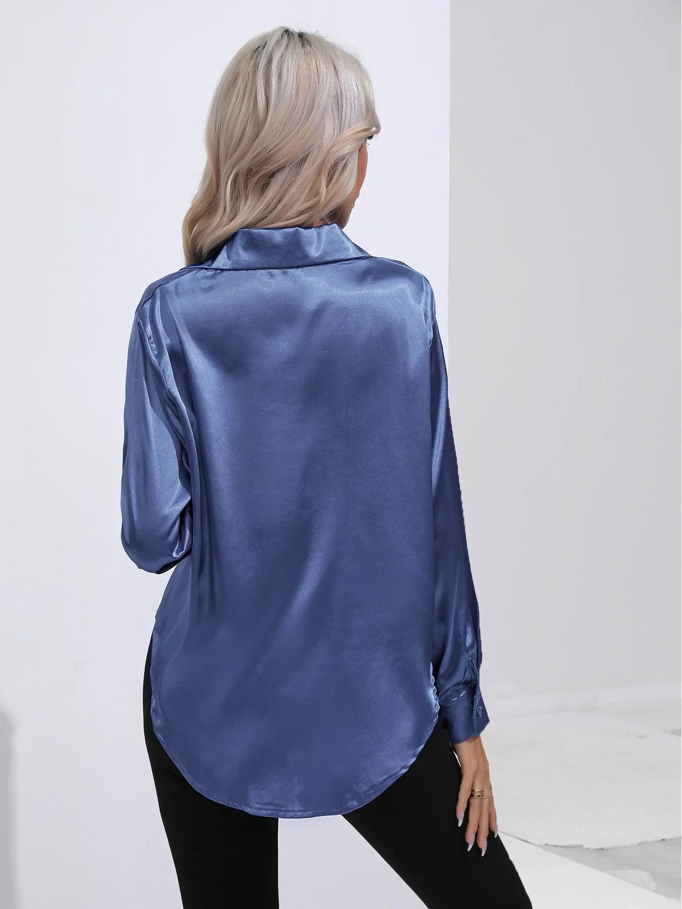 Selma | Satijnen Blouse Dames