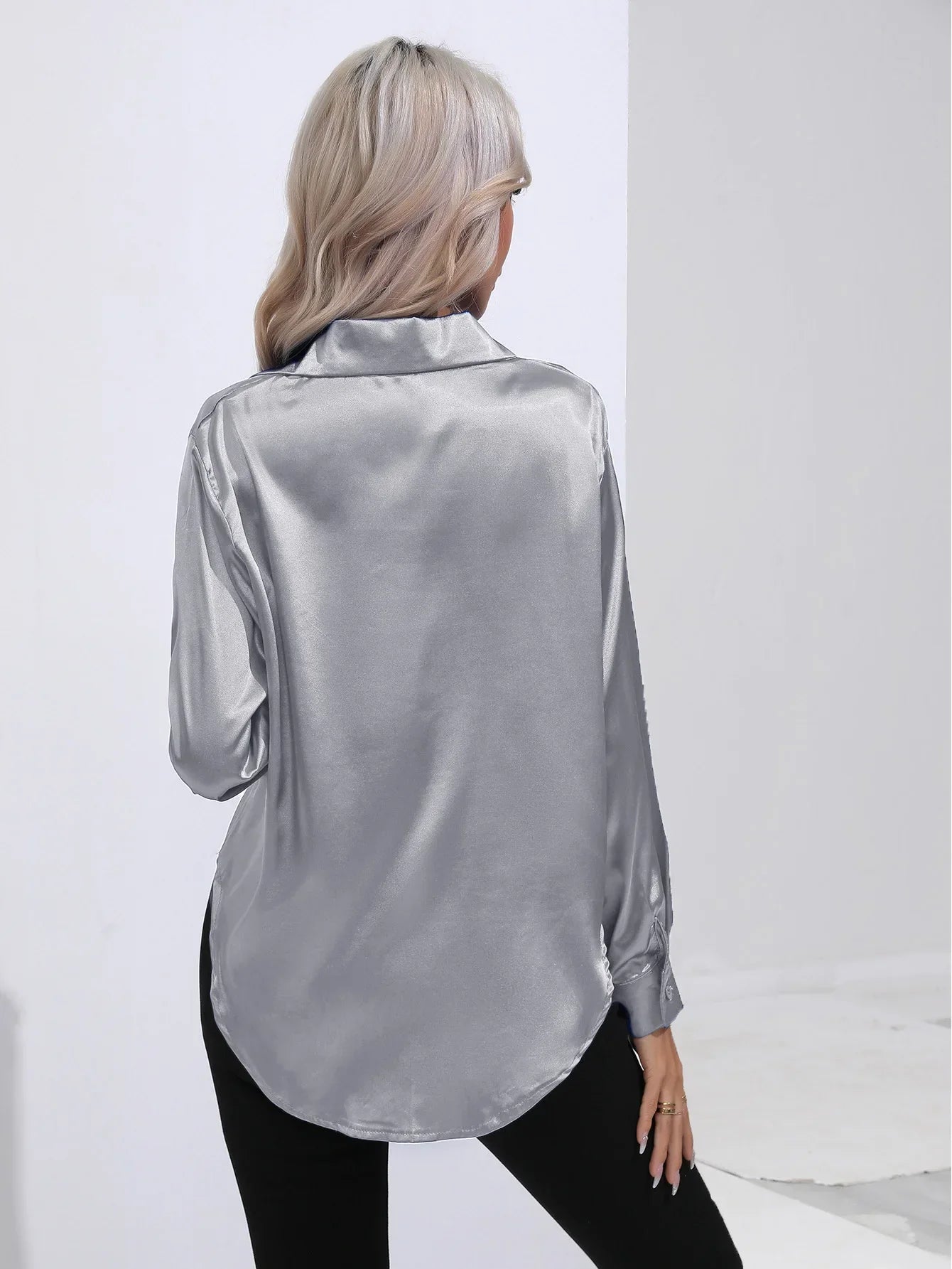Selma | Satijnen Blouse Dames