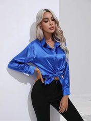 Selma | Satijnen Blouse Dames