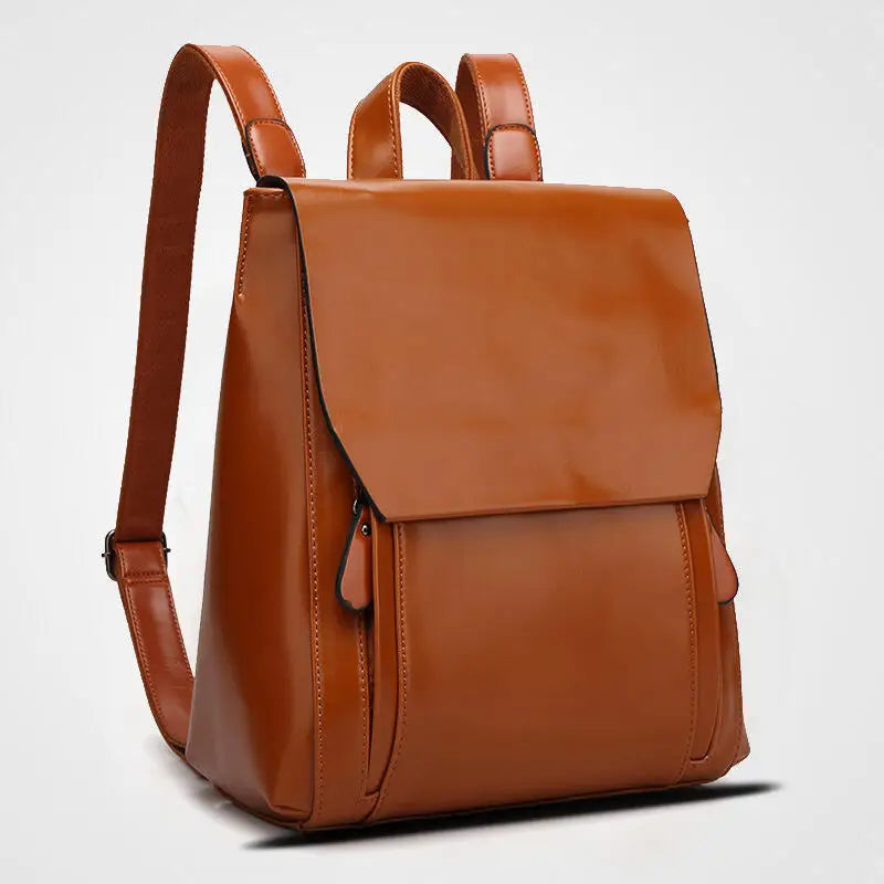 Carmine | Elegante PU Leren Laptop Rugzak - Gewatteerd & Praktisch