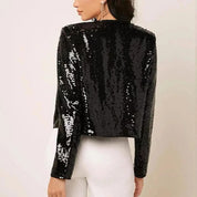 Avery | Funkelnder Glitzer Kurzblazer