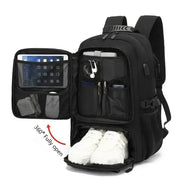Rowi | Uitbreidbaar 80L Reizen Hiking Laptop rugzak met USB-oplader