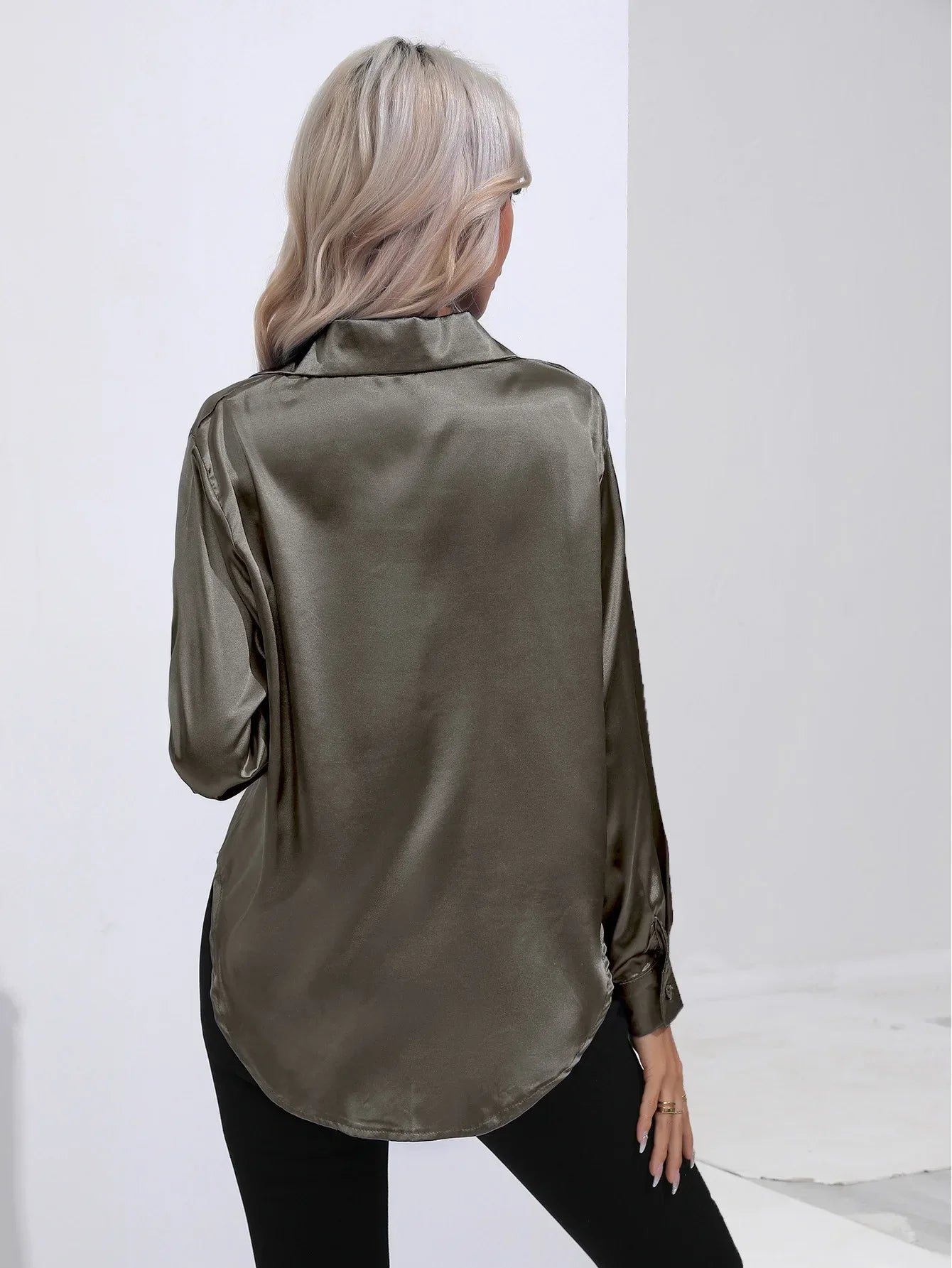 Selma | Satijnen Blouse Dames