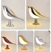 GlowNest | Houten Vogelvormige Nachtlamp