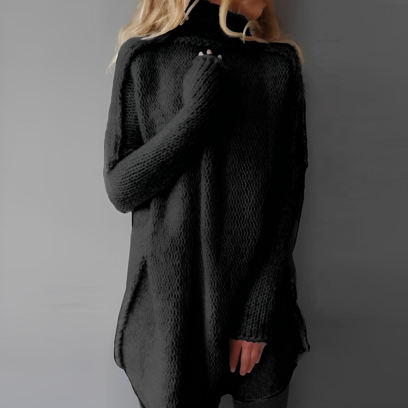 Selena | Dames Casual Turtleneck Lange Trui | Winter 1
