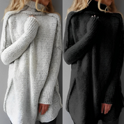 Selena | Dames Casual Turtleneck Lange Trui | Winter 2