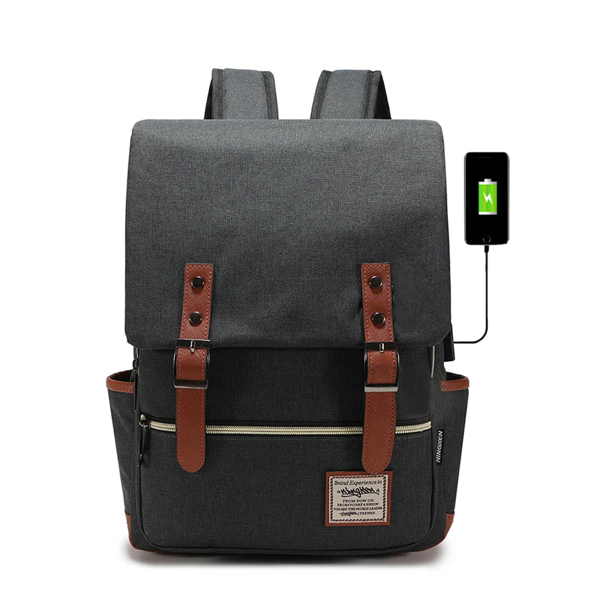 Allen | Vintage Casual School Reizen Laptop Rugzak