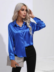 Selma | Satijnen Blouse Dames