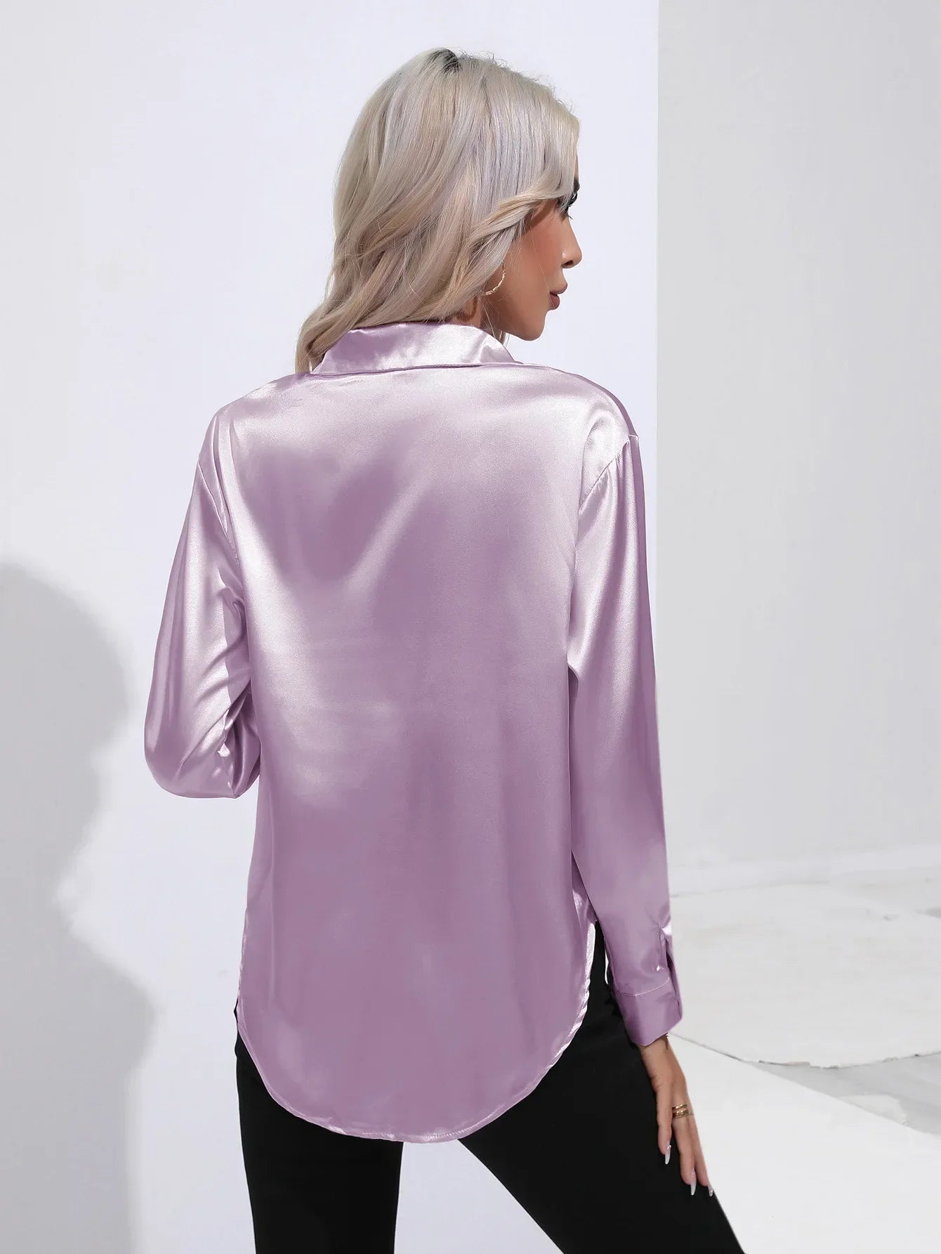 Selma | Satijnen Blouse Dames