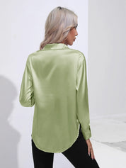 Selma | Satijnen Blouse Dames