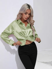 Selma | Satijnen Blouse Dames