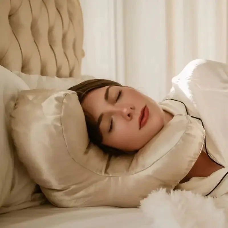 Luxerest Set - Face Pillow and Satin Pillow Land voor schoonheidsslaapjes-3
