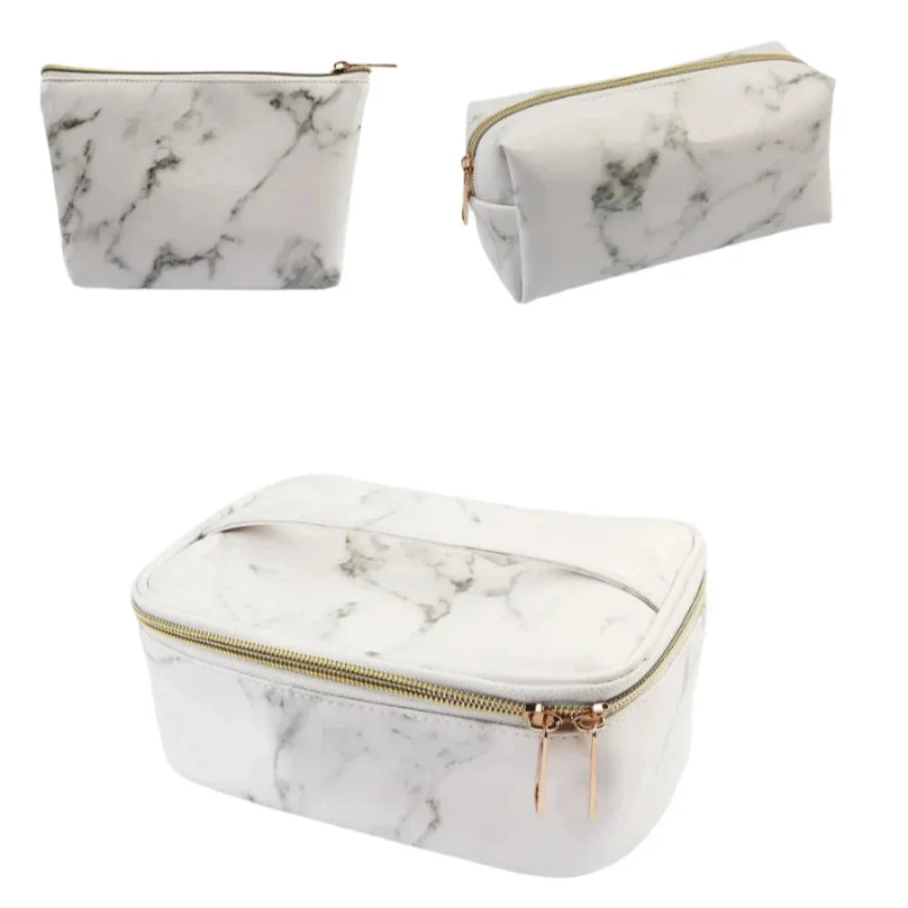 Mirabell | Marble Elegance 3-in-1 Cosmetische Make-up Reistas Set