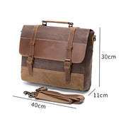 Jack | Vintage Waterbestendige Canvas Crossbody Messenger Reis Tas