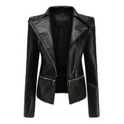 Slim fit bikerjack voor dames | Casual 0